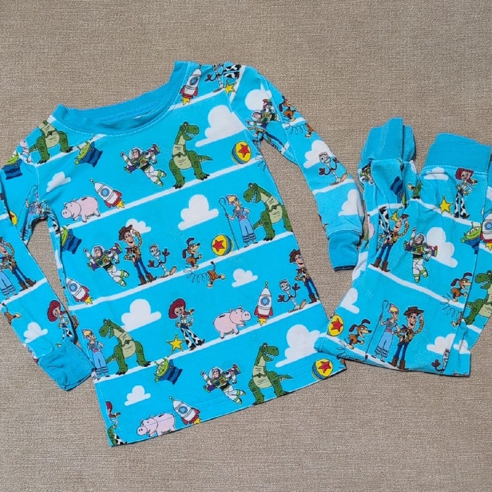 Little Sleepies 12-18m 2pc Pajamas In Toy Story
